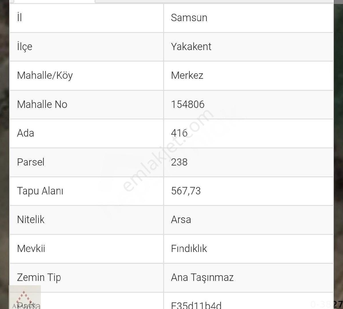 Yakakent De Deniz Manzaralı Villalık Arsa