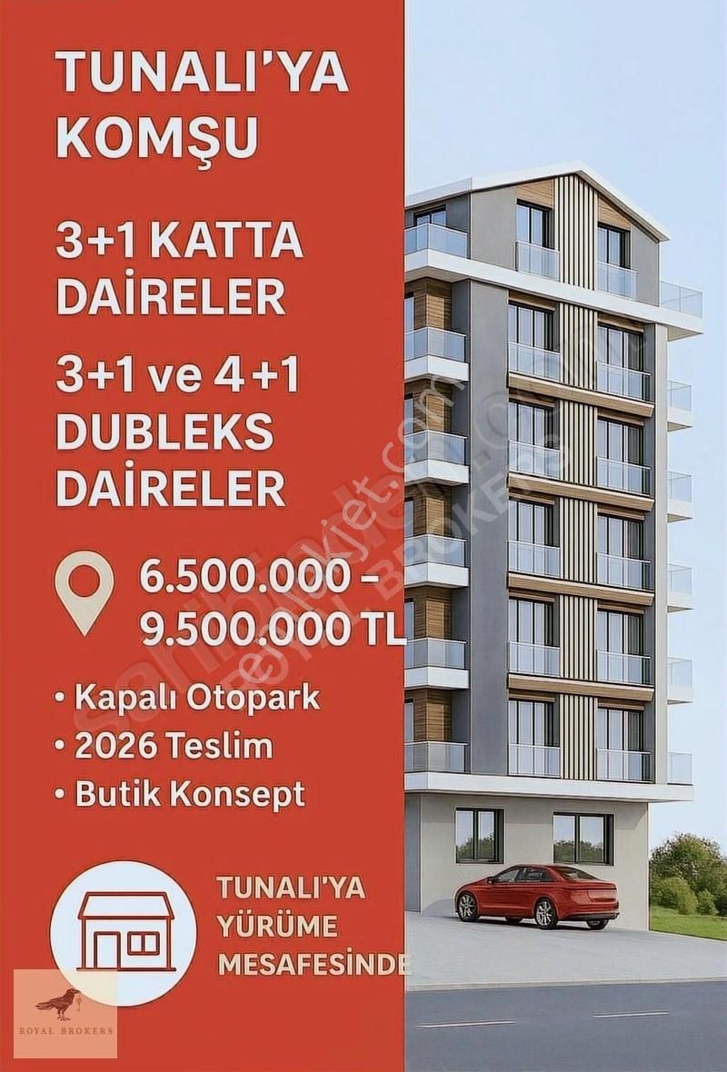 Satılık 3+1 Katta Ve 3+1/ 4+1 Dubleks Daireler Tunalıya Komşu