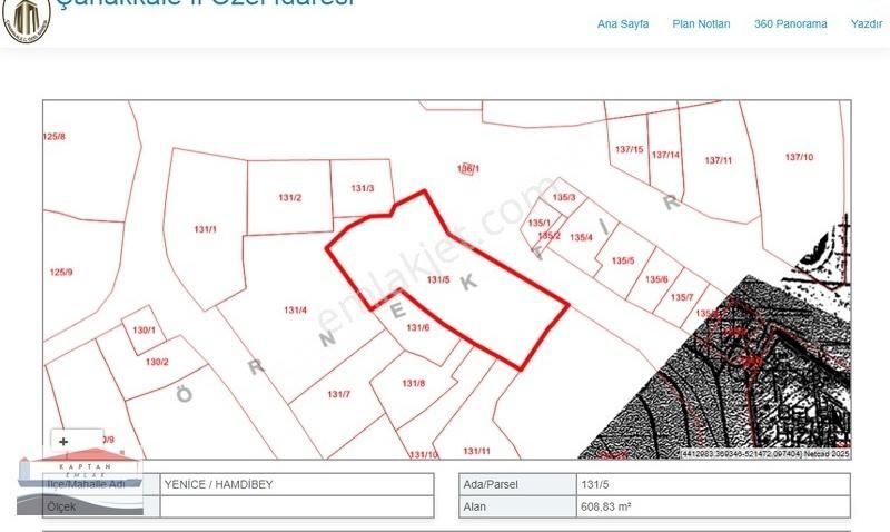Çanakkale Yenice Hamdibey Köyü Yola Cephe Köy İmarlı Arsa - Görsel 10