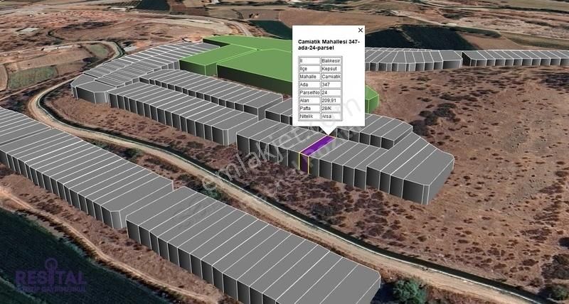 Kepsut Küçük Sanayi Sitesinde Satılık İmarlı Arsa