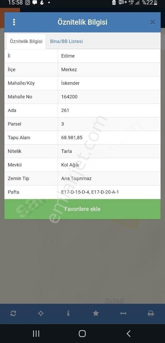 Edirne İskender Köyde Yatırımlık Satılık 68.981 M2 Tarla