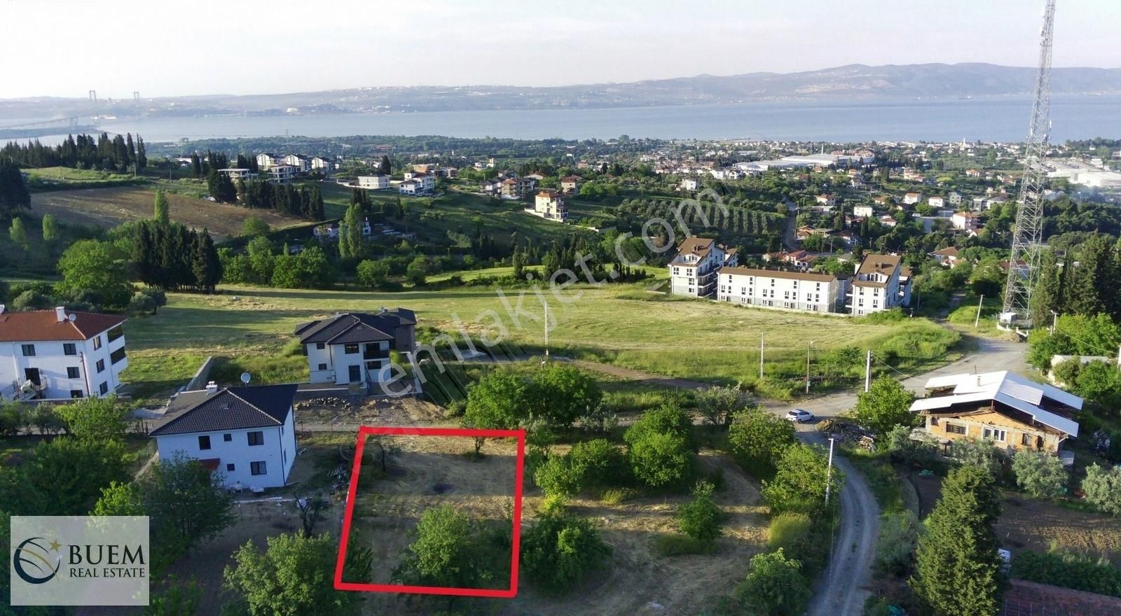 Kaytazdere'de Deniz Manzaralı 3 Kat İmarlı Arsa