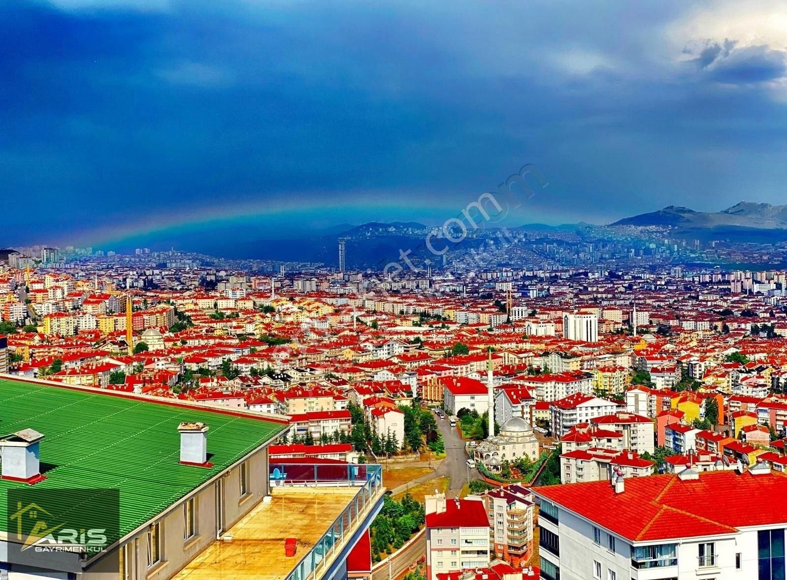 Aris'ten Panoramik Ankara Manzaralı 6 Bloklu Site İçinde Lüx 4+1