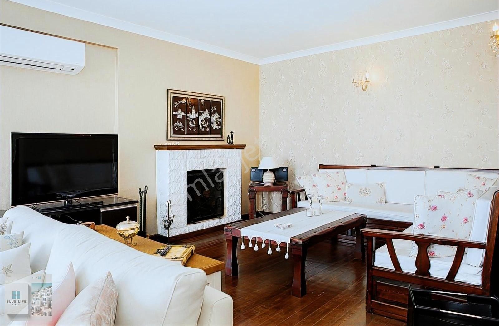 Muğla Bodrum Yalıkavakta 5+1 Müstakil Manzaralı Kiralık Villa - Görsel 23