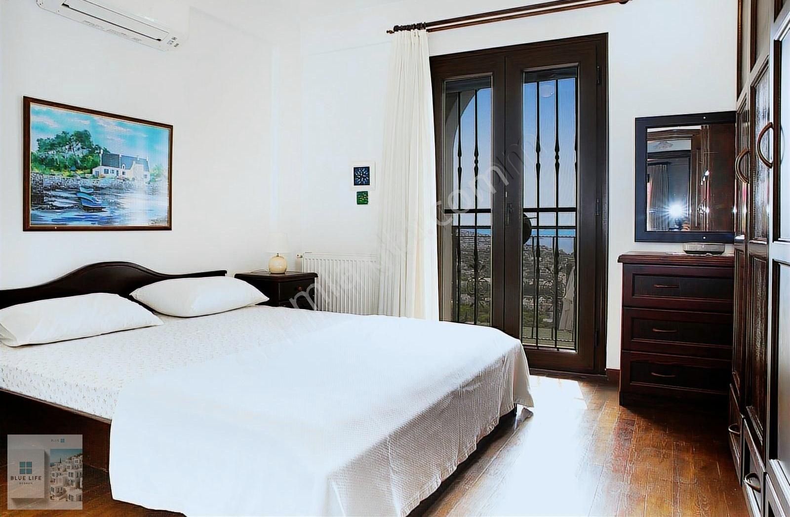 Muğla Bodrum Yalıkavakta 5+1 Müstakil Manzaralı Kiralık Villa - Görsel 18