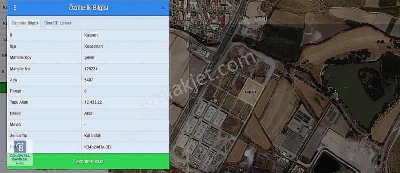 Cb More'dan Tekstil Park'ta Satılık Ticari Parsel