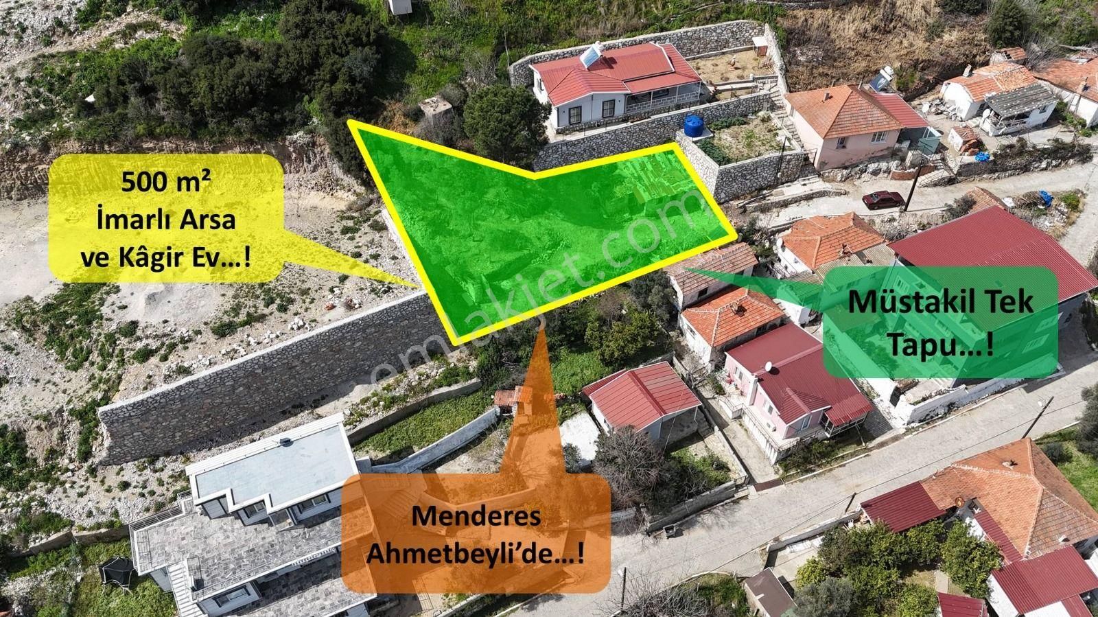 İzmir Menderes Ahmetbeylide Tek Müstakil Bahçeli Kargir Ev Bahçesi