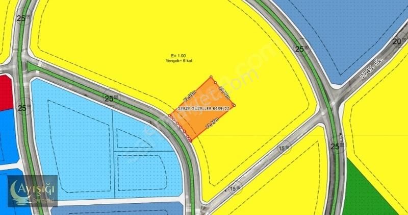 Kocaeli Gebze Kirazpınar'da 6 Kat Konut İmarlı Satılık Arsa - Görsel 3