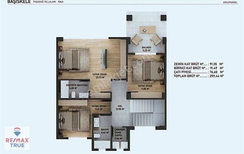 Reverans İnşaat Kalitesiyle Satılık 6+1 Ultra Lüks Villa