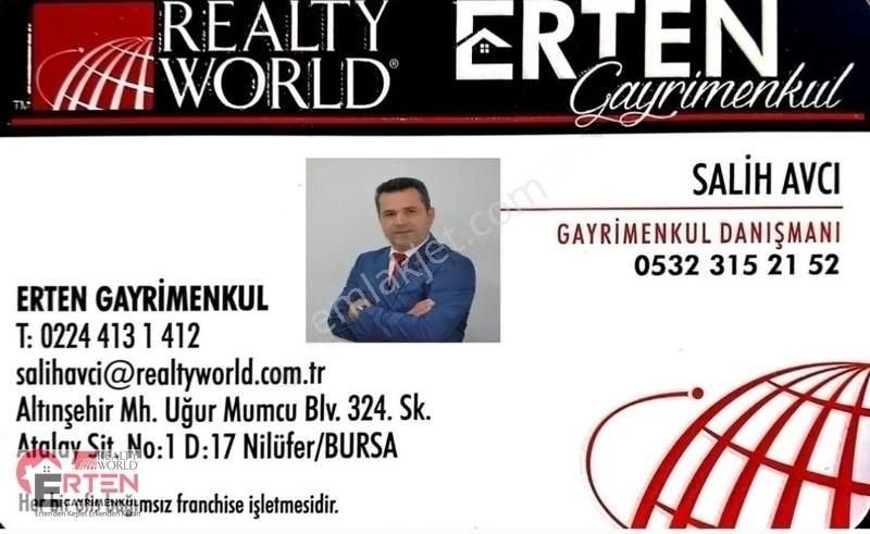Rw Erten'den Nilüfer Fsm Bulvarında 3+1 145 M2 Kiralık Daire..