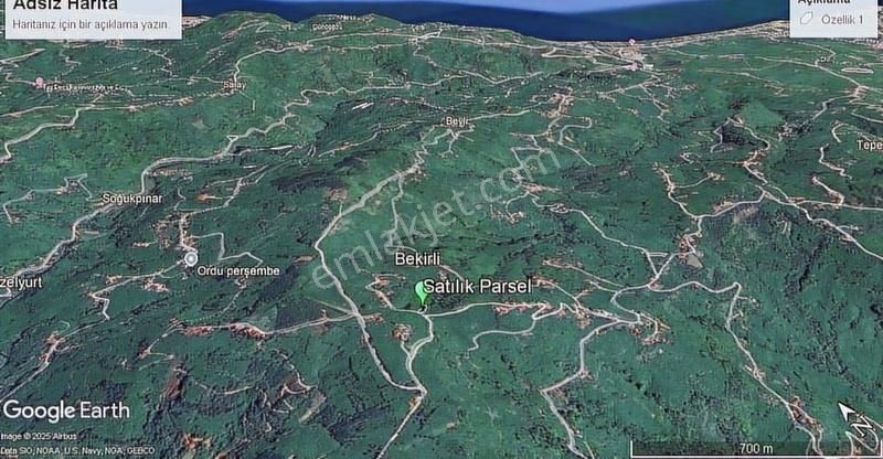 Ordu/perşembe/bekirlide Konut Yapımına Uygun Bahçe
