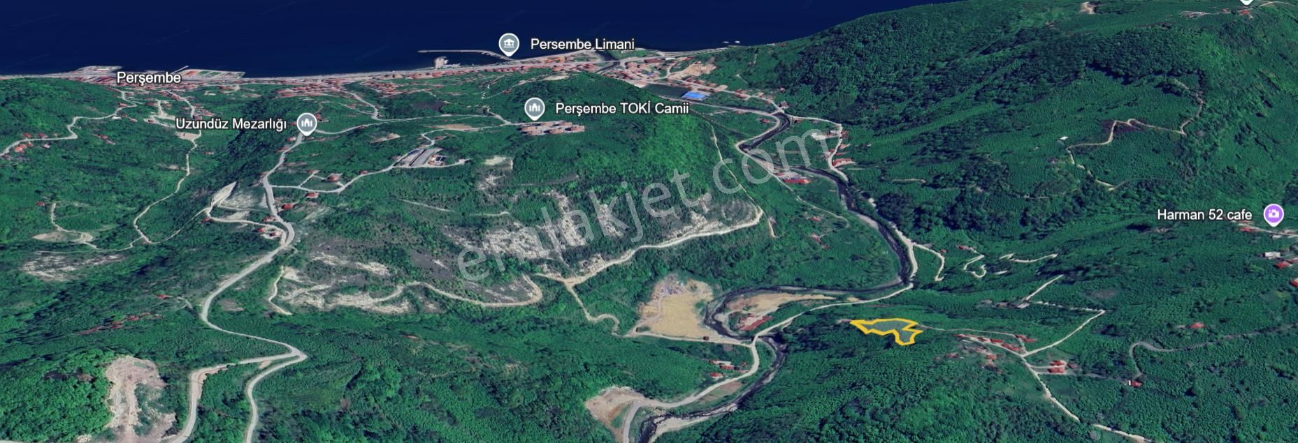 Perşembe Saray Mah 4.232 M2 Ev Yapımına Uygun Deniz Manz. Arsa - Görsel 2