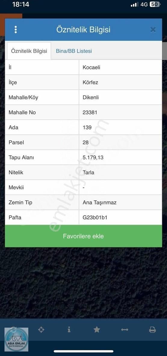 Asia'dan Satılık Yatırımlık Arazi