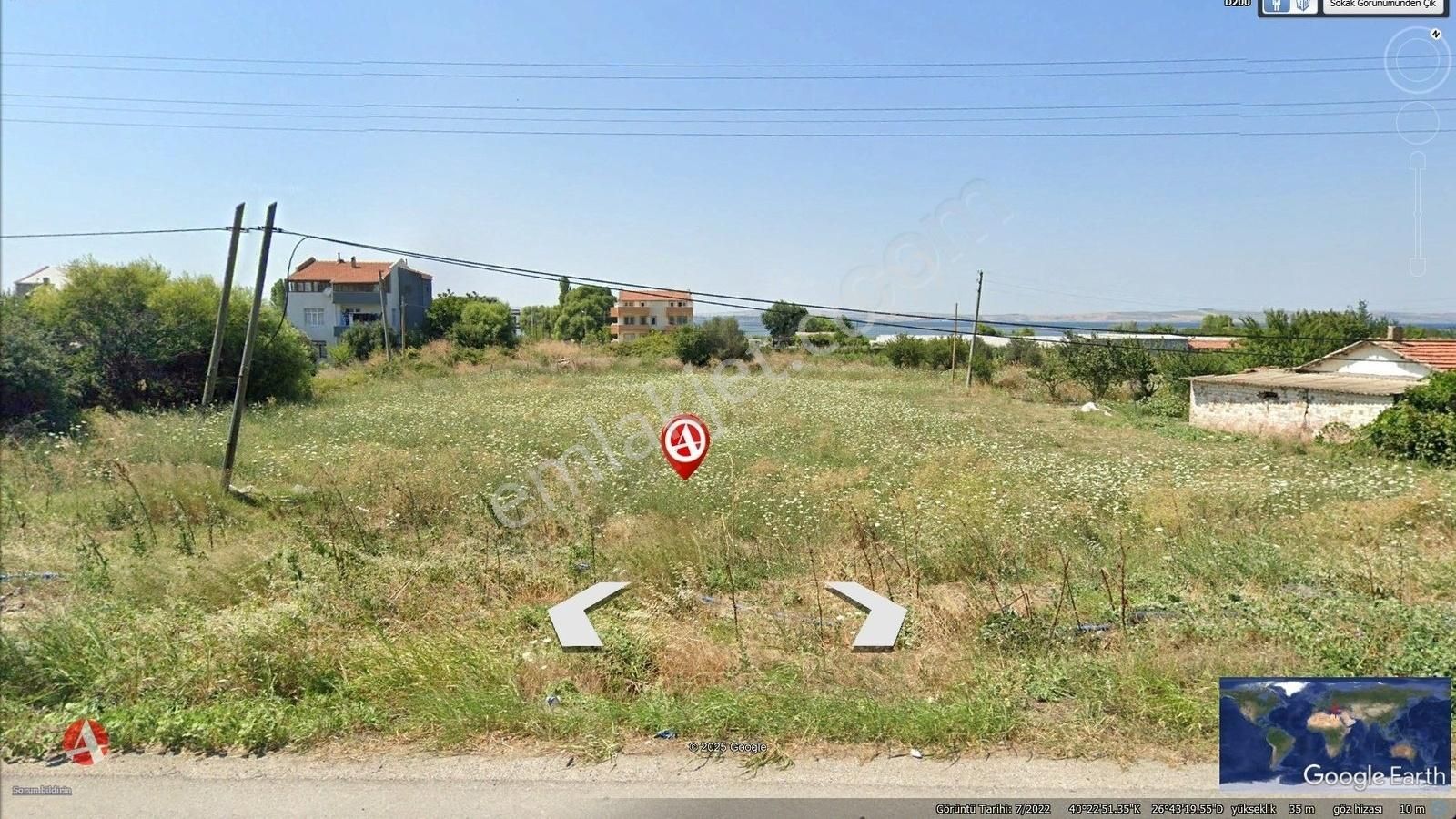 Çanakkale, Lapseki, Çardak, Anayola Cephe İmarlı Arsa - Görsel 3