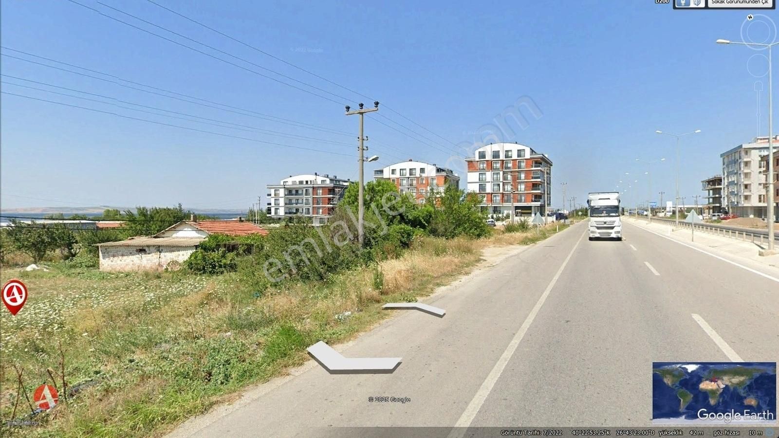 Çanakkale, Lapseki, Çardak, Anayola Cephe İmarlı Arsa - Görsel 4