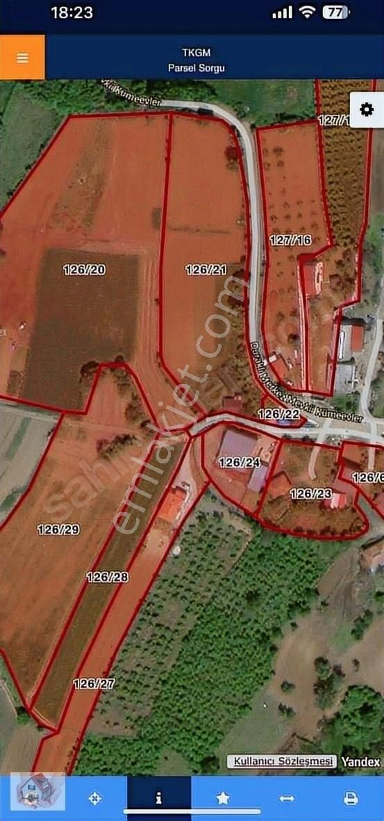 Doğuştan Kandıra Duraklıda Satılık Köyiçi %40 İmarlı Kupon Arazi