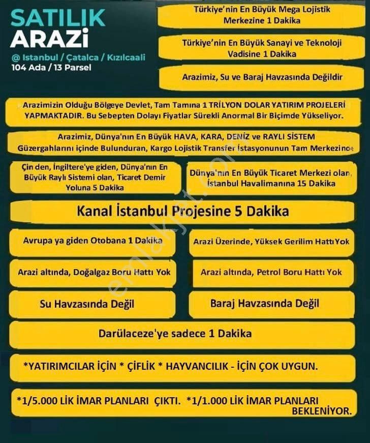 Realite Tapudan Satılık Arazi
