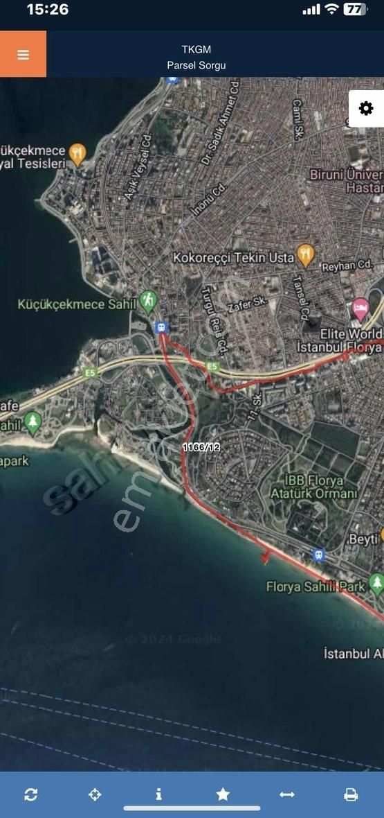 Florya Basınköyde 2adet Müstakil Parsel