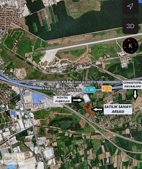 7 Dönüm Sanayi İmarlı Arsa - Görsel 8