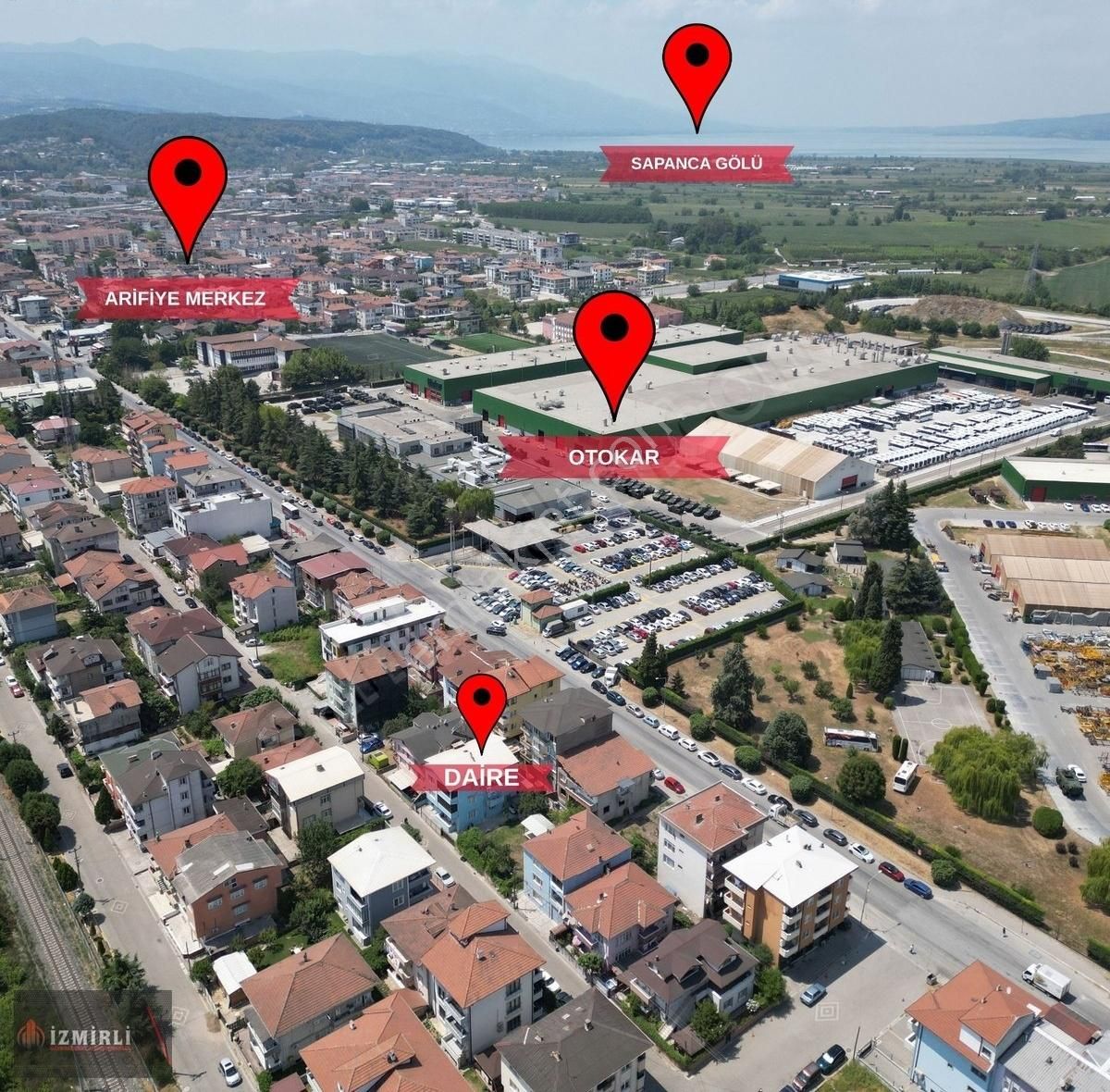 Arifiye' De 2+1 Eşyalı, Bahçeli Kiralık Daire