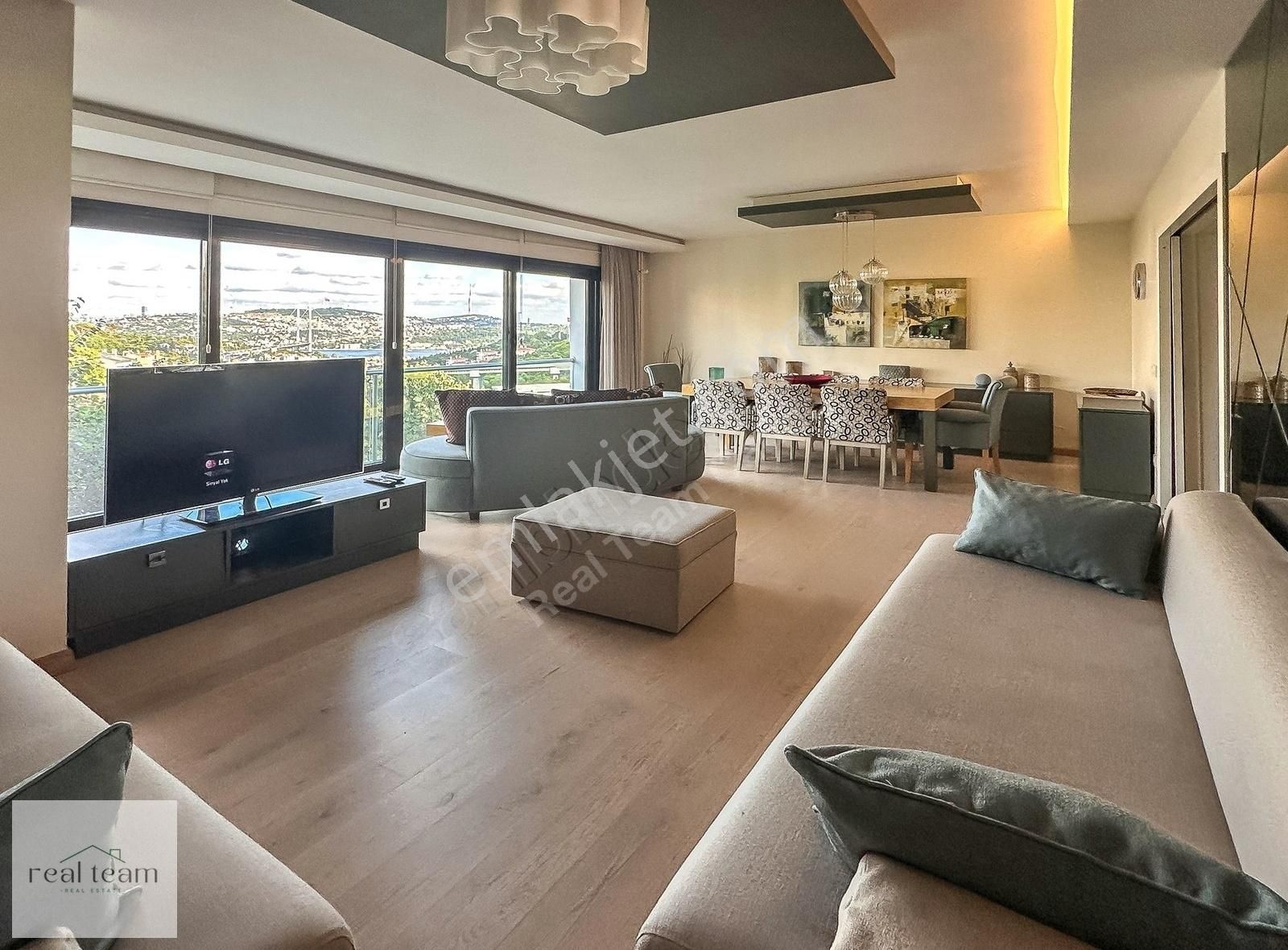 Balmumcu'nun Kalbinde Boğaz Manzaralı, Lüks, Komple Eşyalı 3+1