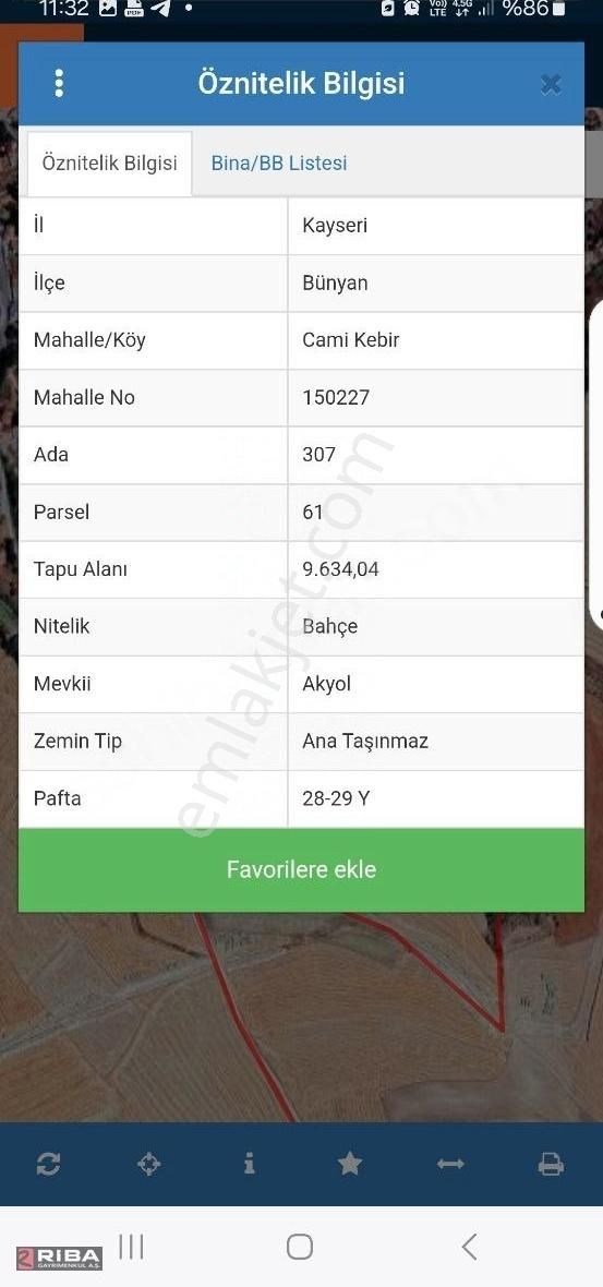 Imar A Yakın Satılık Tek Tapu Bahce