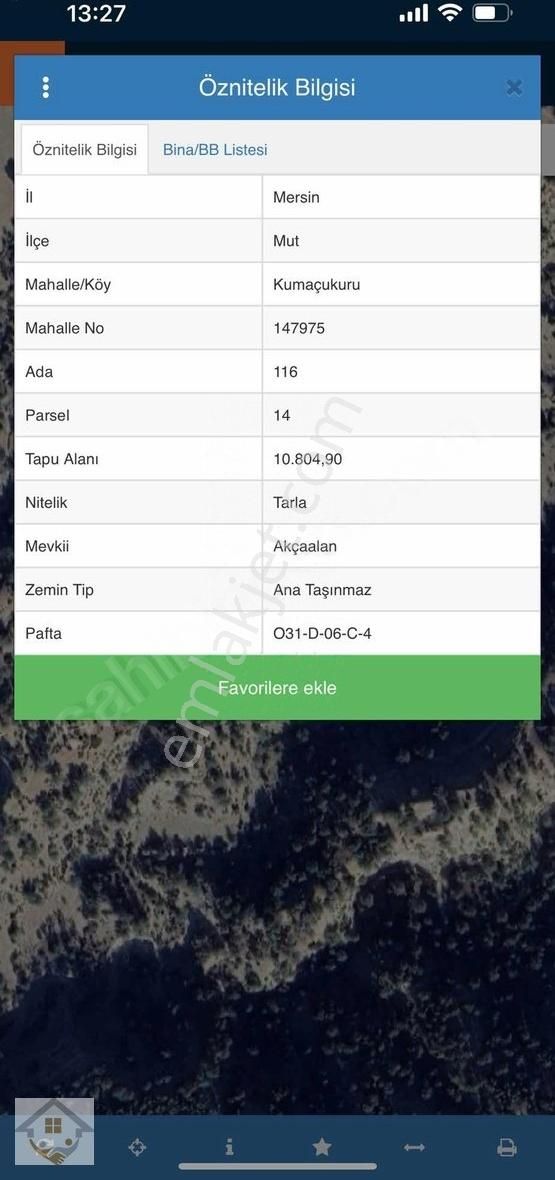 Kumaçukuru Yatırımlık Kupon Arazi - Görsel 3