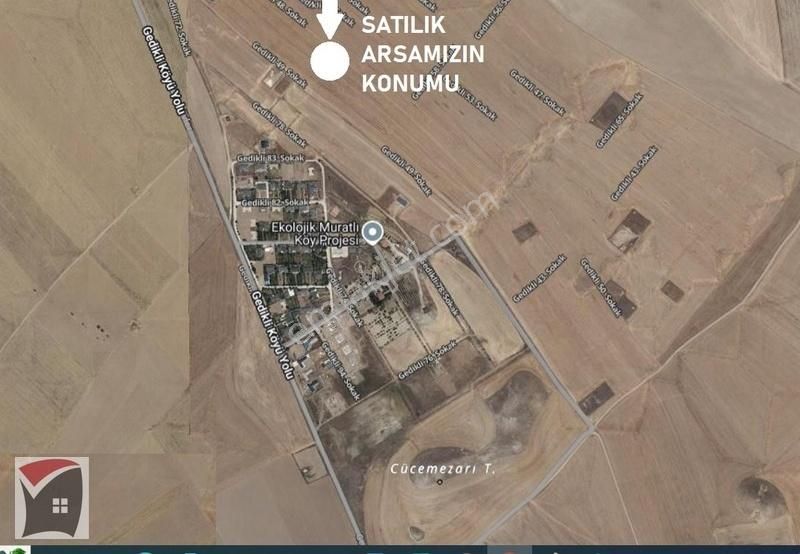 Polatlı Gedikli Muratlıköy Yakını 1002 M² Villa İmarlı Tek Tapu