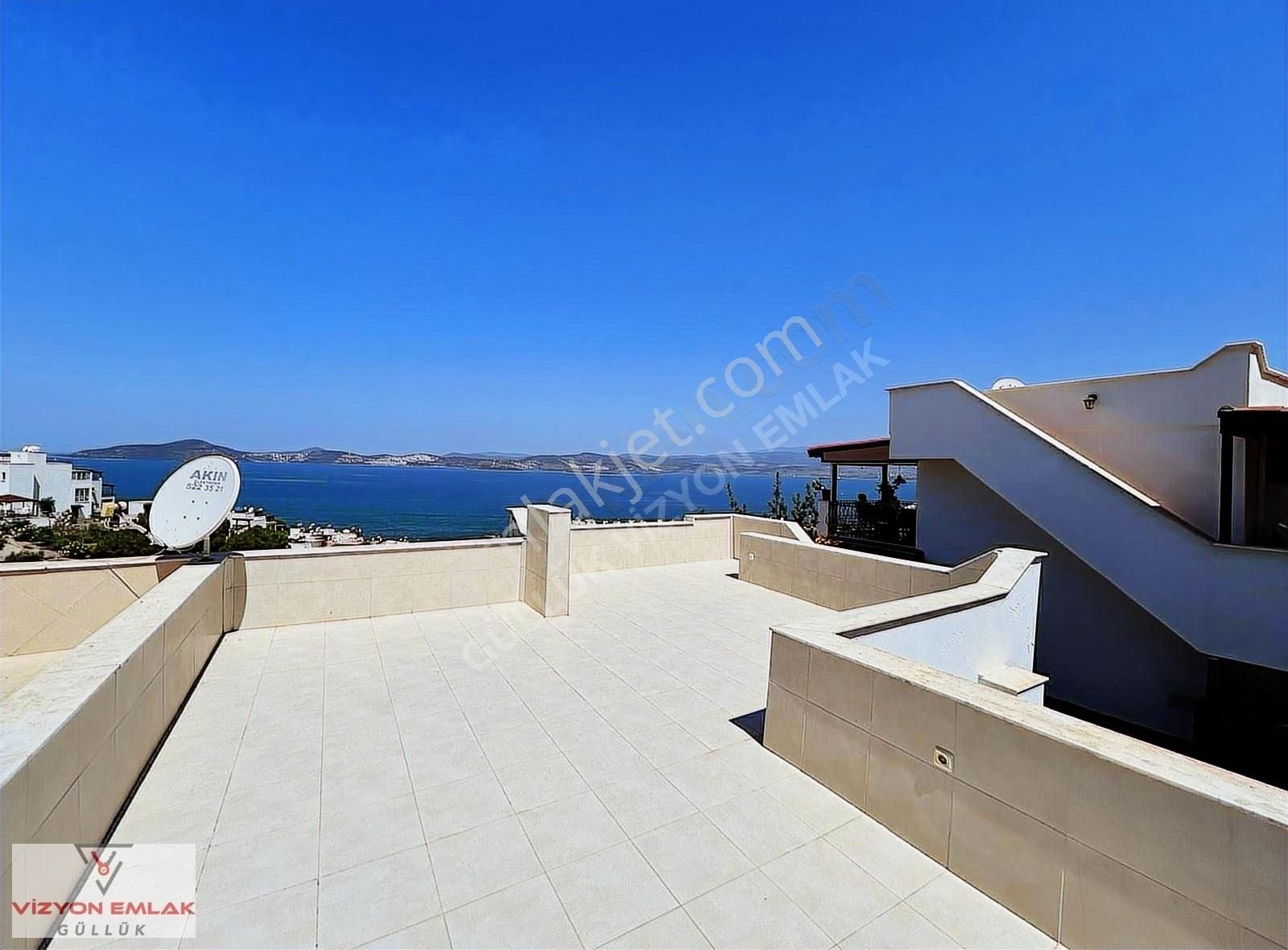 Milas Güllük Oba Sitesinde Full Deniz Manzaralı Satılık Villa - Görsel 4
