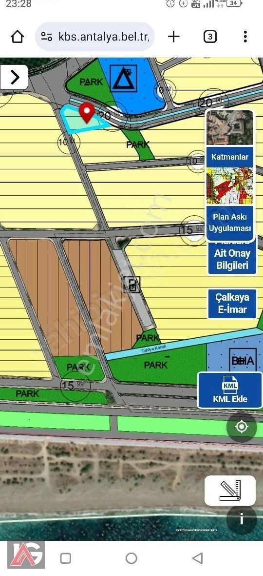 Finike Hasyurt 1175m2 Satılık İmarlı Arsa