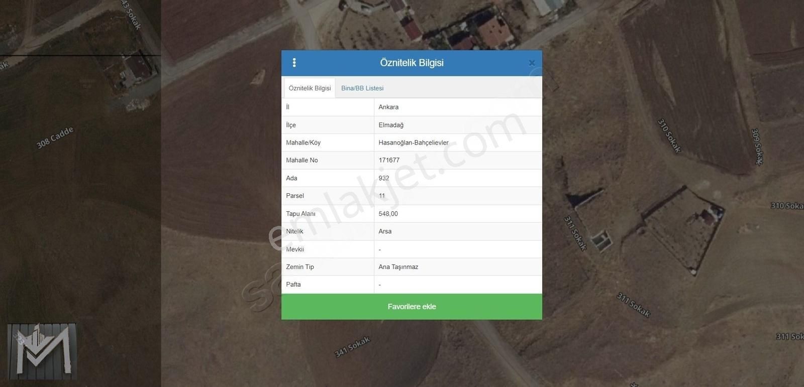 Hasanoğlan-bahçelievler Yola Cepheli 548m² Tek Tapu İmarlı Arsa!