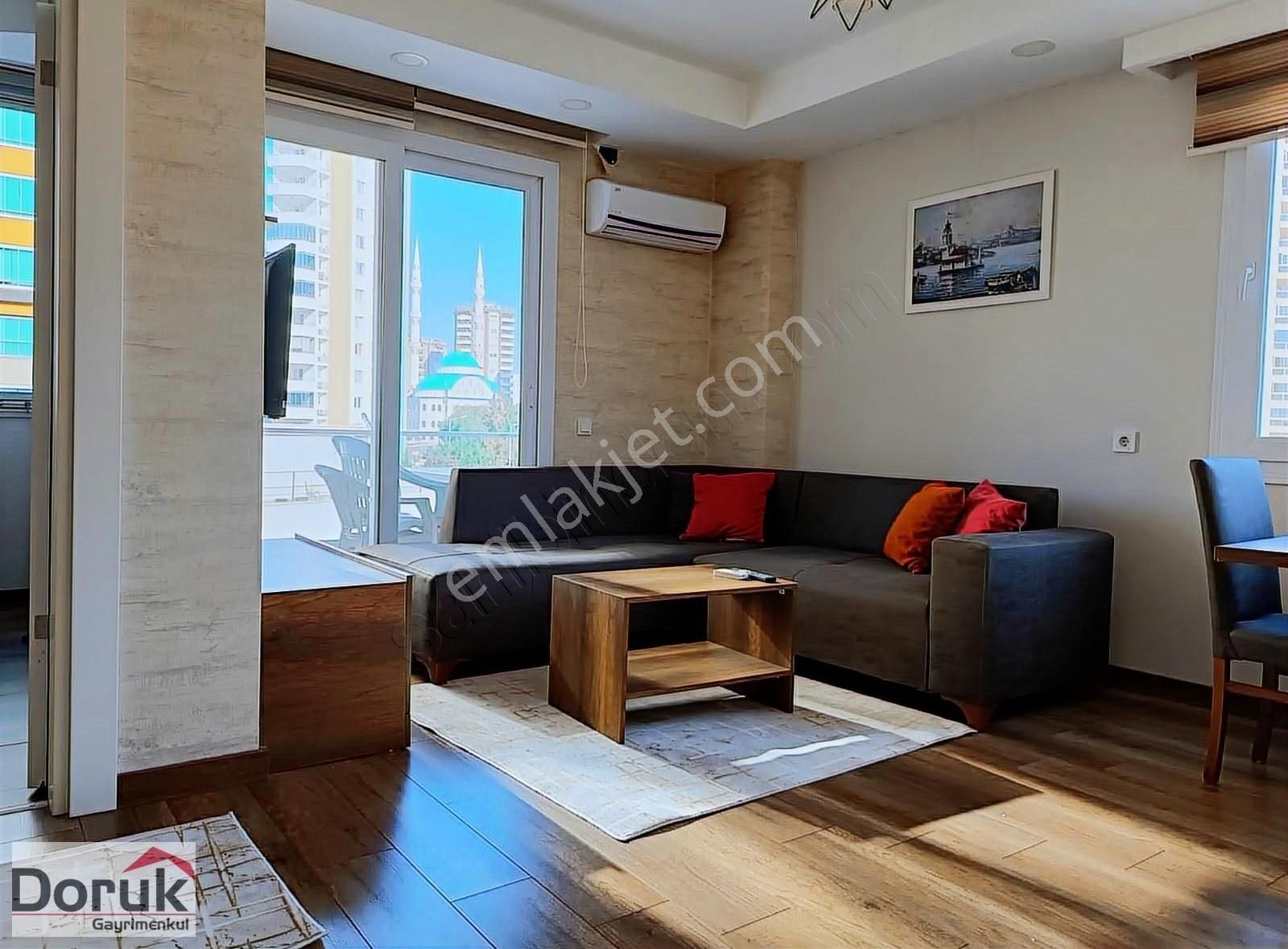 Doruktan Yeni Valilik Civarı Full Eşyalı 2+1 Kiralık Daire