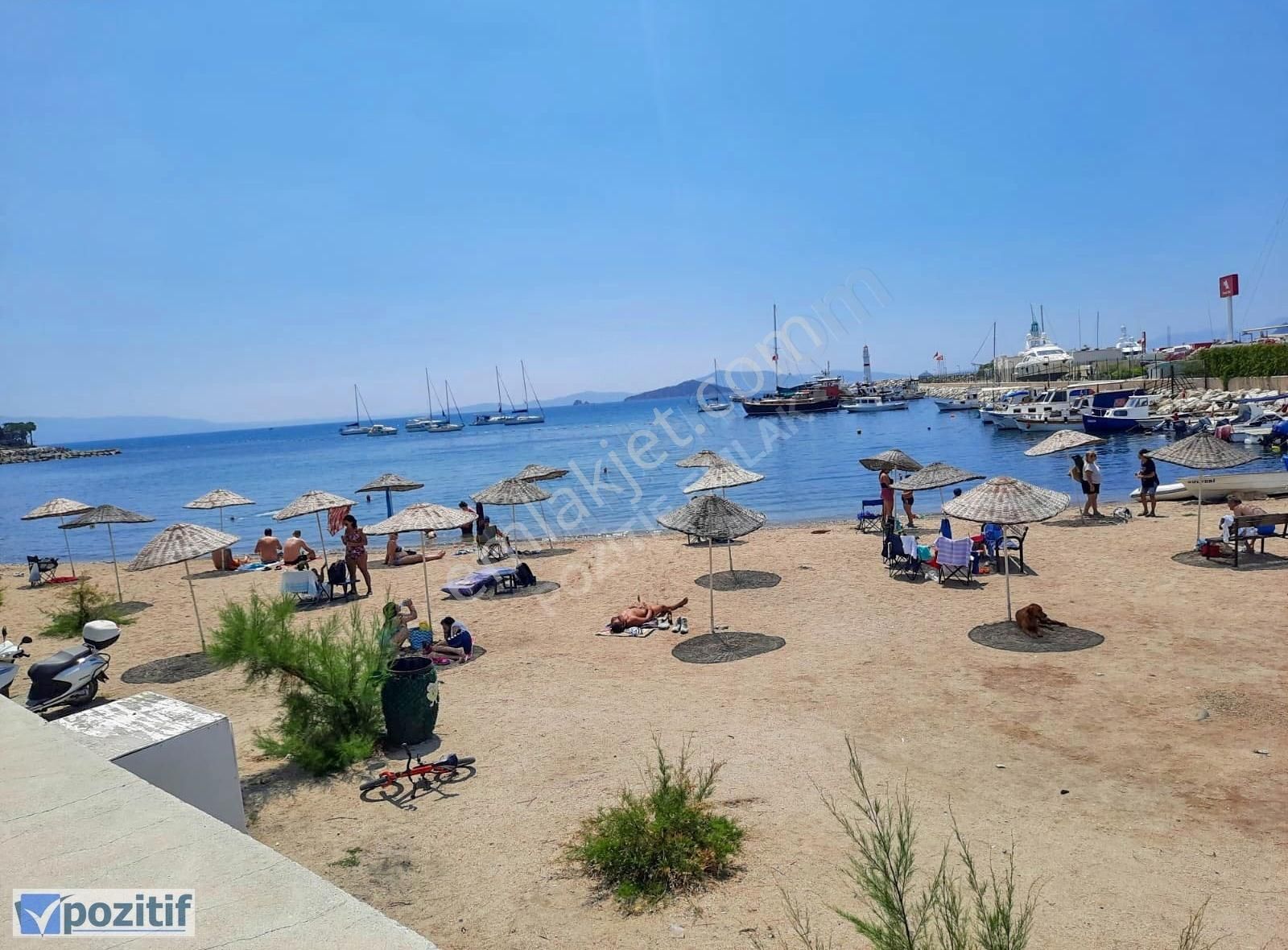 Bodrum Turgutreis'te Marinaya Yakın Deniz Manzaralı Geniş Daire - Görsel 19