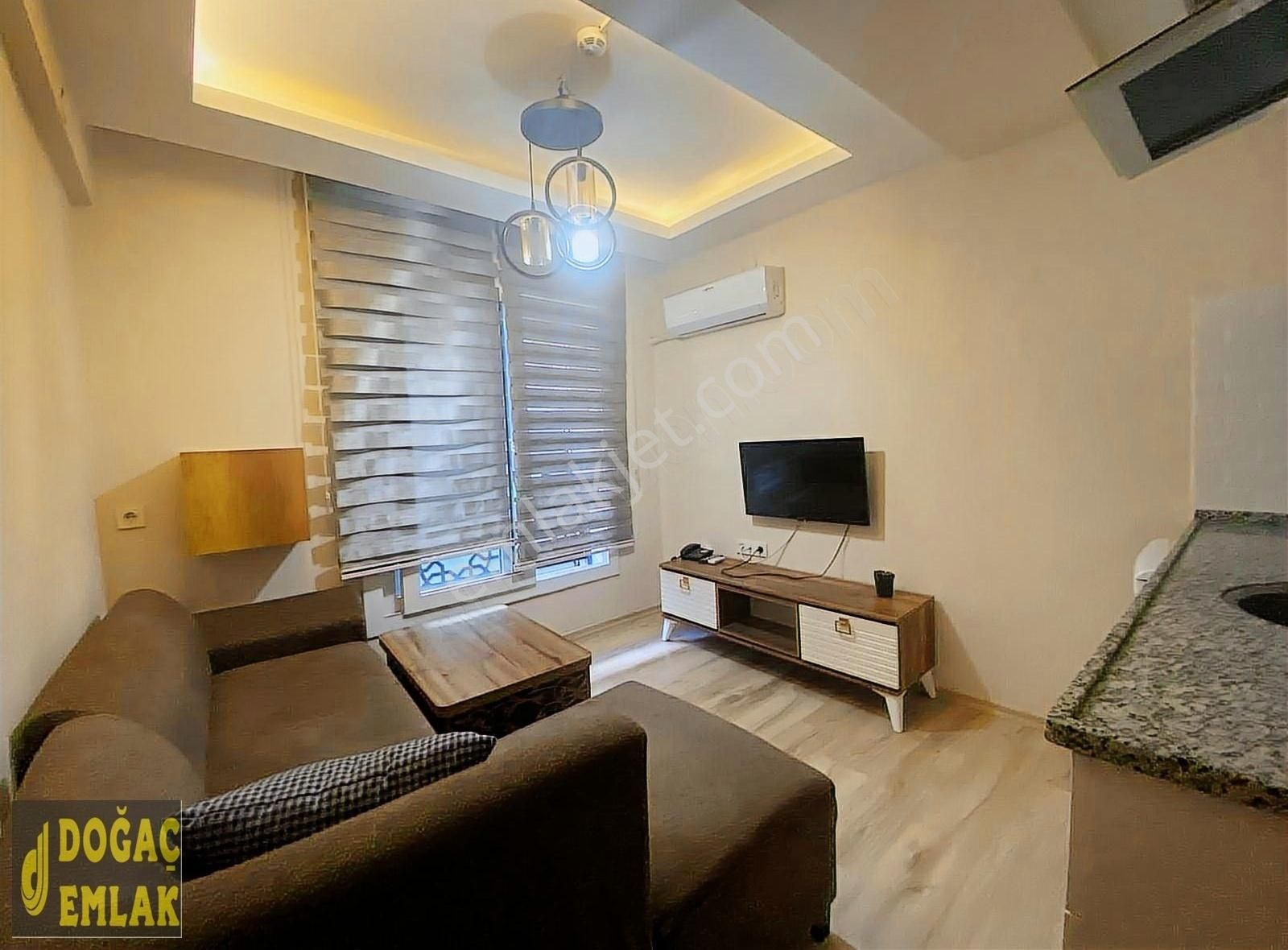 Üçyol Metro Yakını 7/24 Güvenlikli 1+1 Full Eşyalı Kiralık Daire