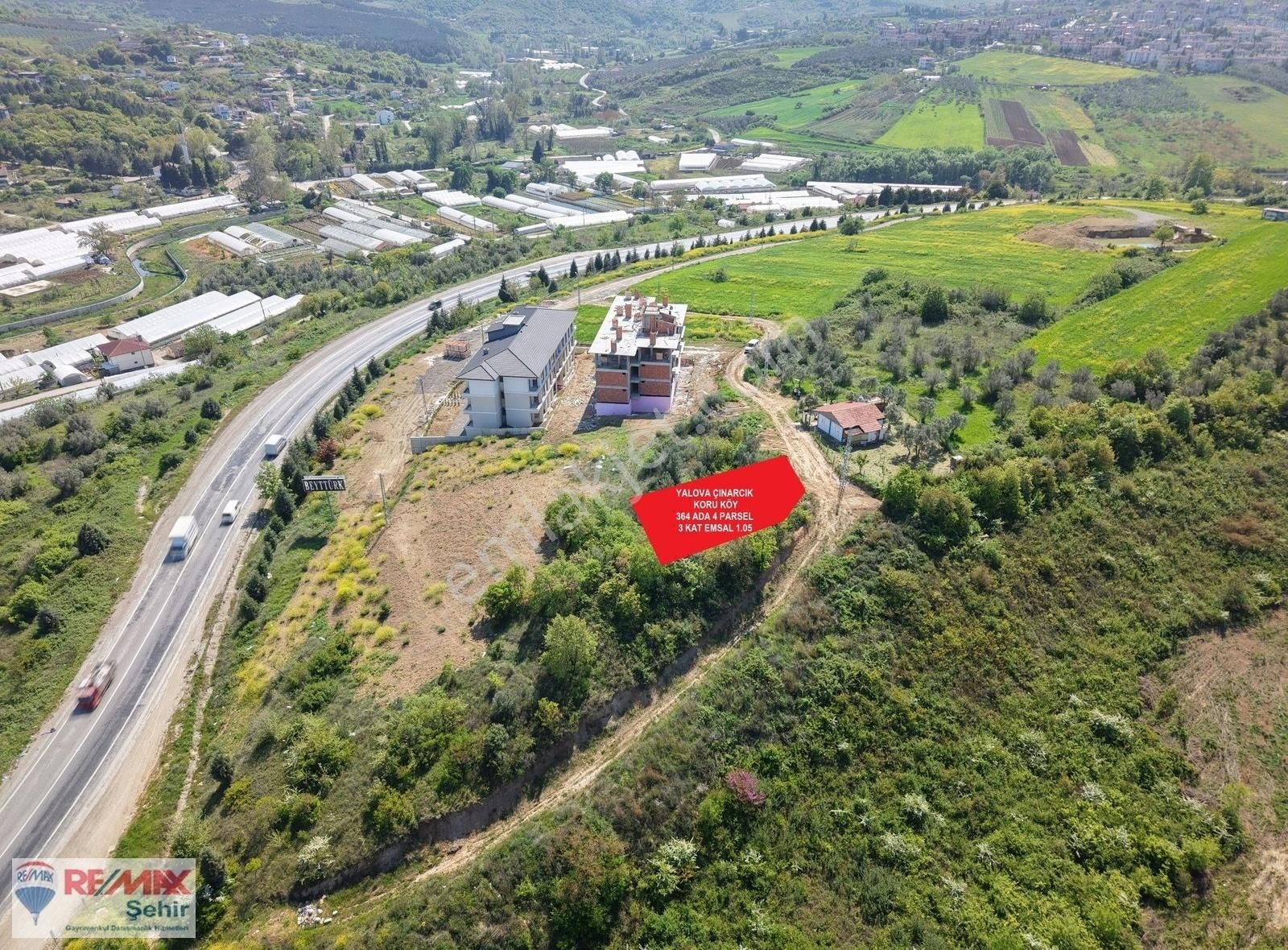 Remax Yalova Dan Çınarcık Koru 3kat İmarlı Köşe Parsel Son Fiyat