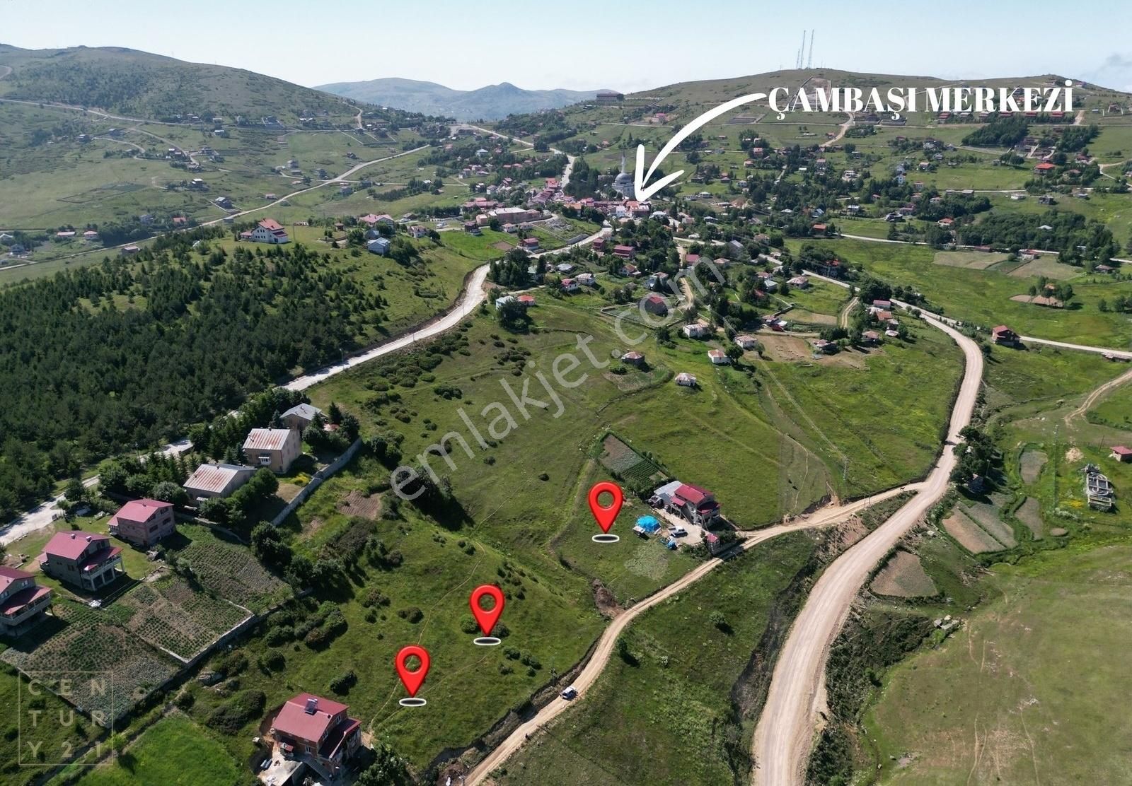Century 21'den Çambaşı Merkez'de 3 Dönüm Yatırımlık Arsa Fırsatı