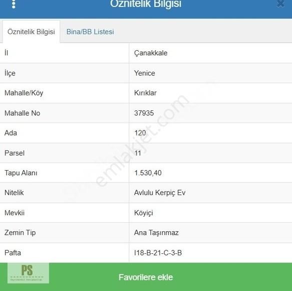 Ps Projeden Çanakkale Yenice Kırıklar Köyünde Kaz Dağları Arsa - Görsel 3