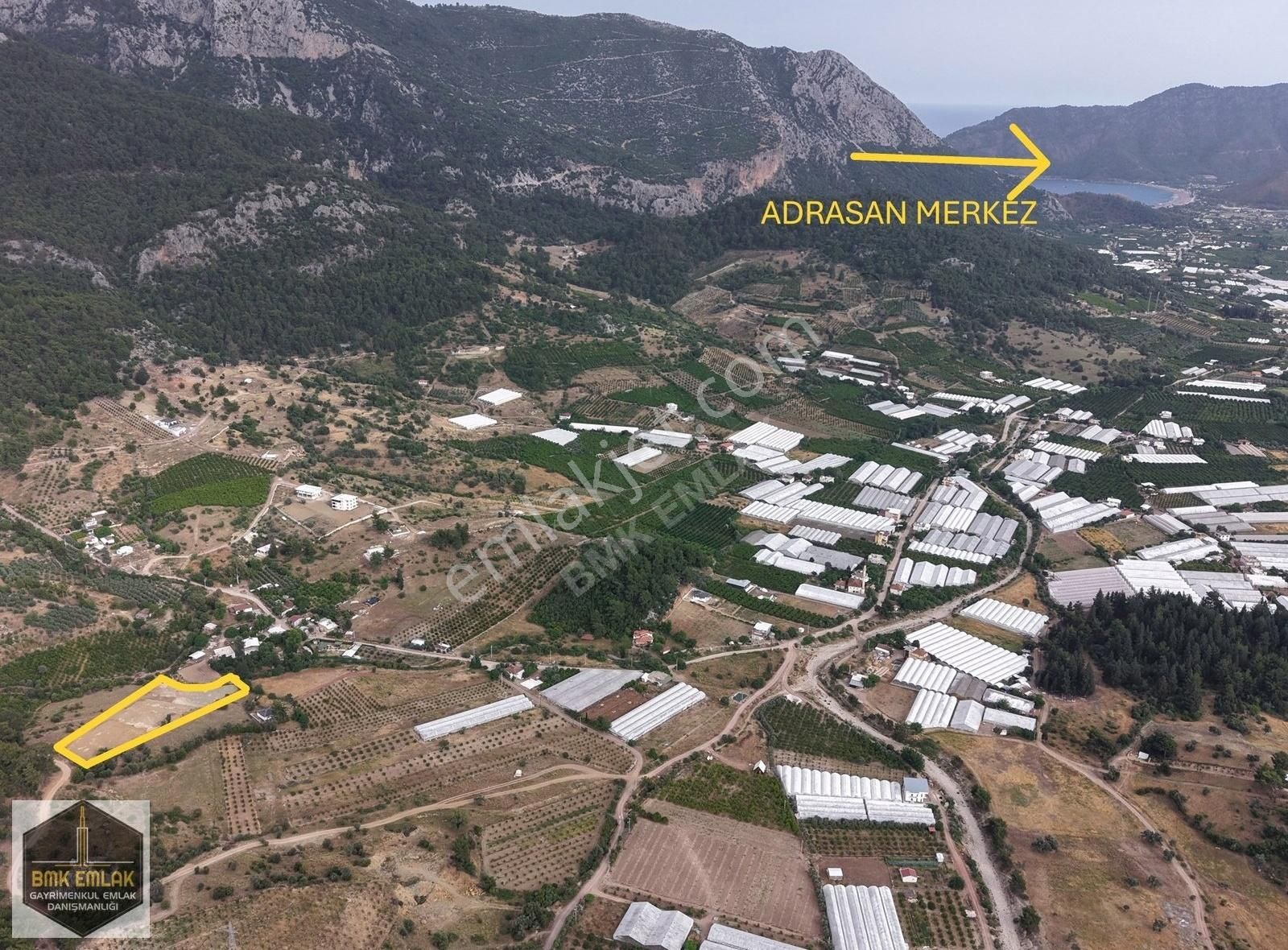 Bmk Dan Antalya Kumluca Adrasanda Yatırımlık Arsa - Görsel 2