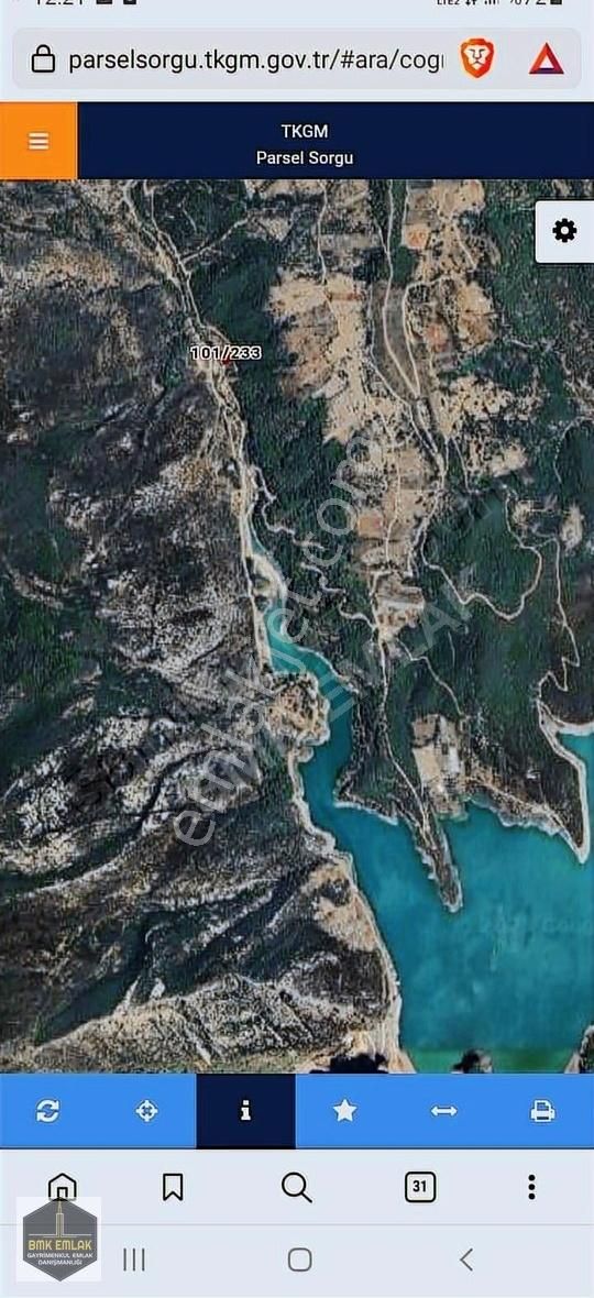 Bmk Emlaktan Kaçmaz Fırsat Çayiçinde 2 Dönüm Zeytin Bahçesi