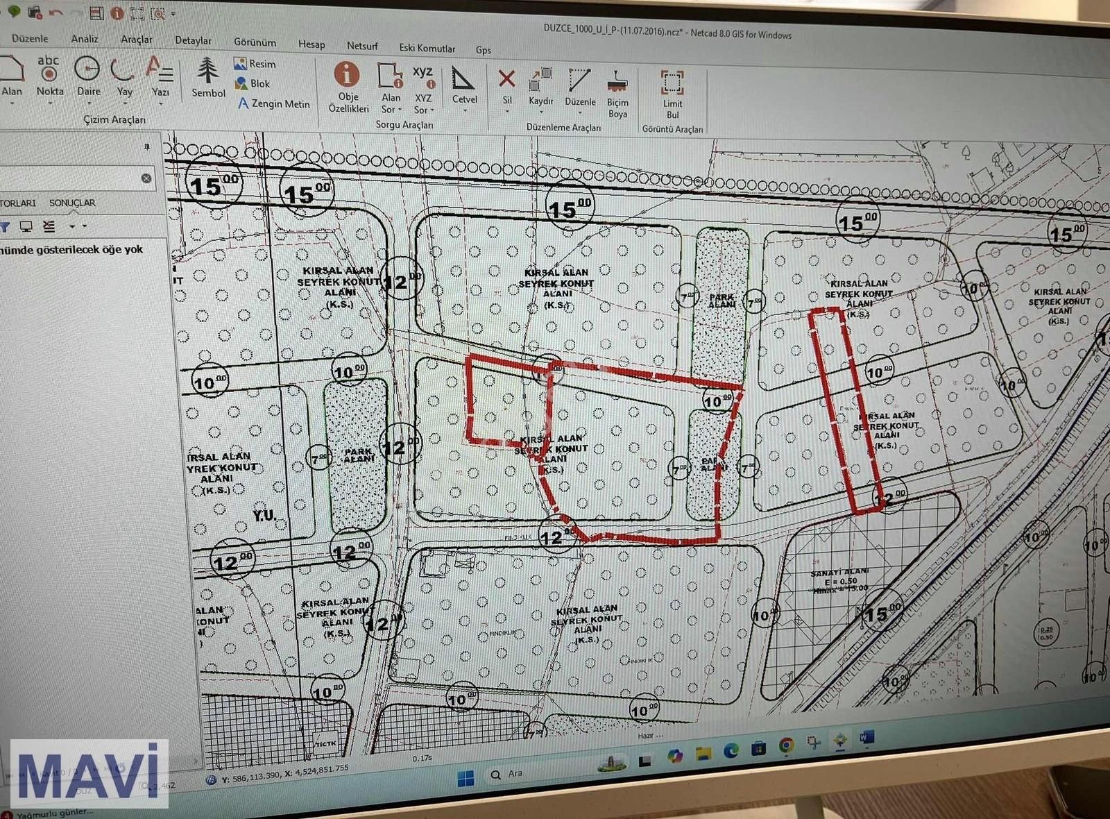 Remax Mavi'den Hacıkadirler'de 7528 M² Konut İmarlı Arsa