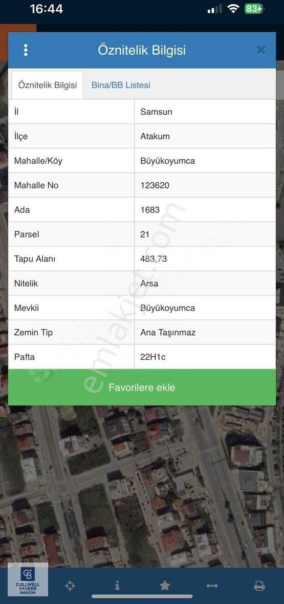 Cb. Amazon'dan Körfez'de Satılık Arsa