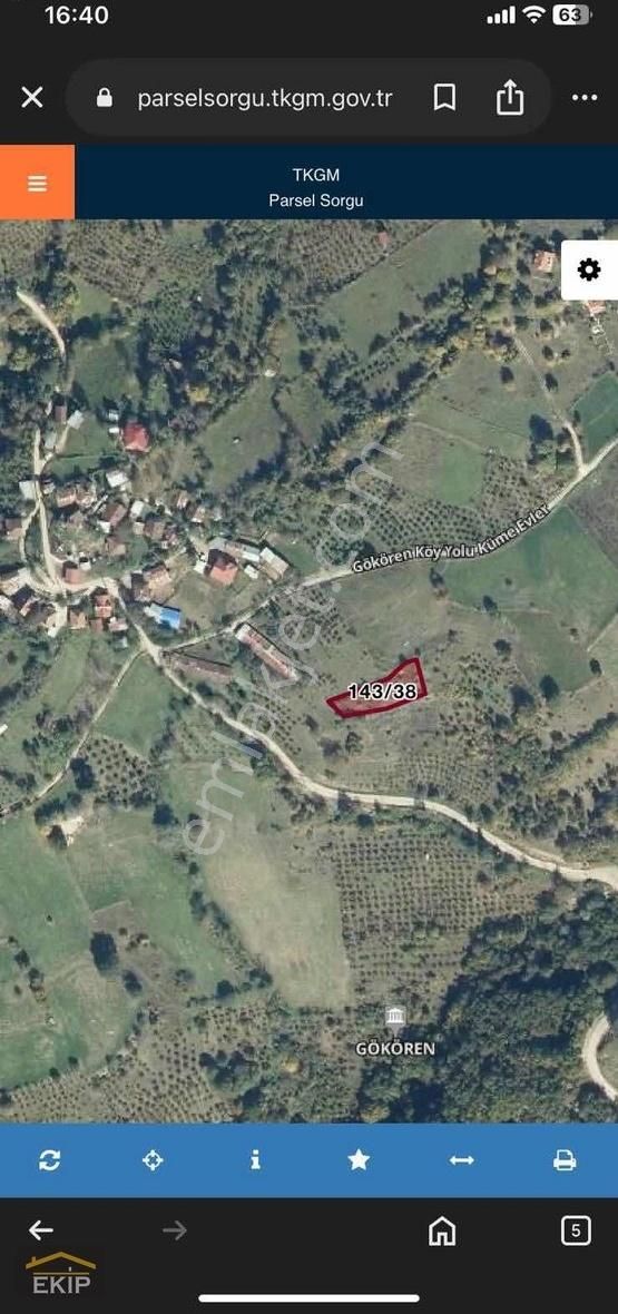 Bolu Mudurmu Gökören Köyünde Tarla