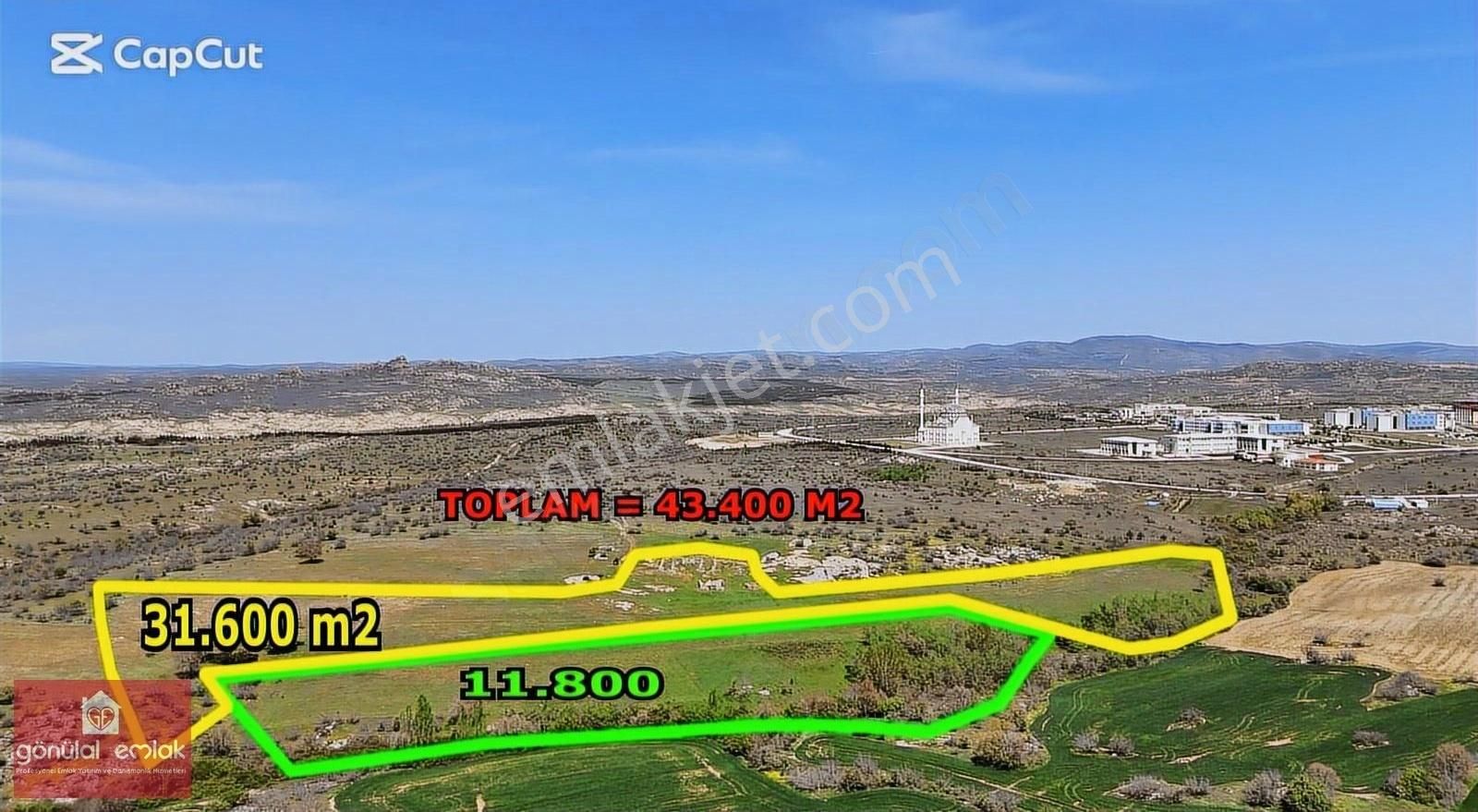 Kırklareli Üniversite Sınırı 43.400 M2 Yurt,çiflik,bungalov Kent