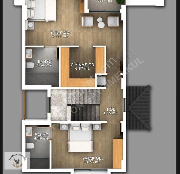 Falcon Dan Babataşı Muhteşem Villa - Görsel 16