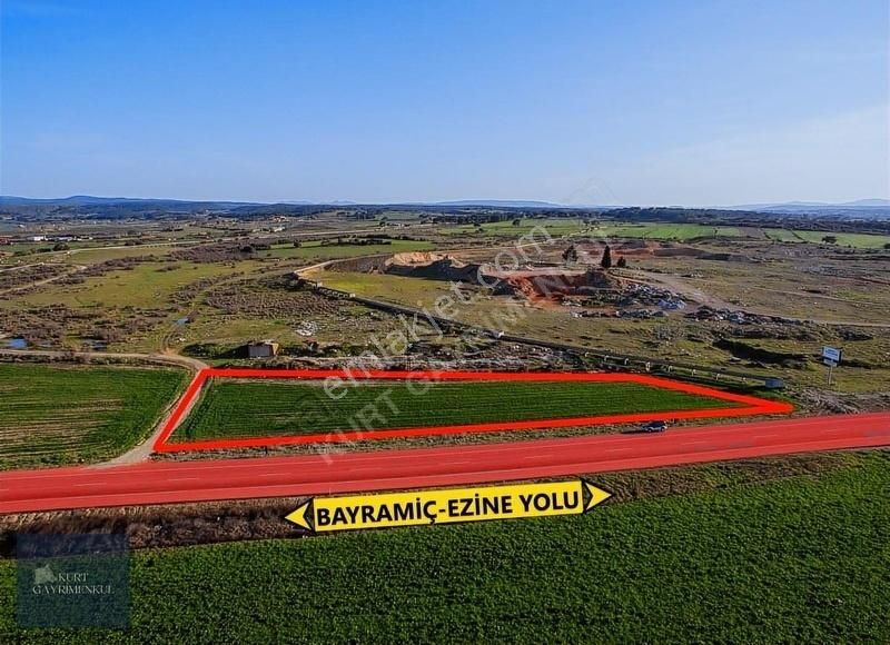 Kurt Gayrimenkul'den Ezine Bayramiç Ana Yola Cephe Fırsat Tarla - Görsel 6