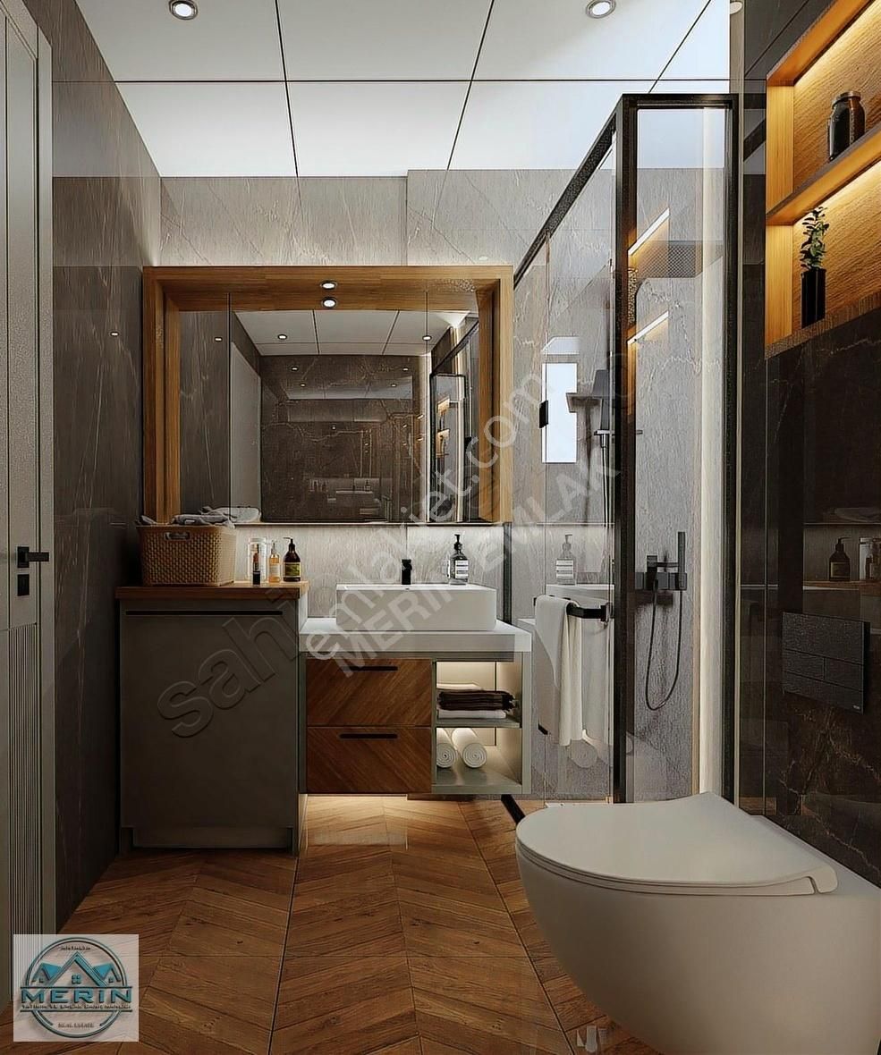 Sıfır 1+1 | Havuzlu Sitede | Yerden Isıtmalı | Kapalı Otoparklı - Görsel 19