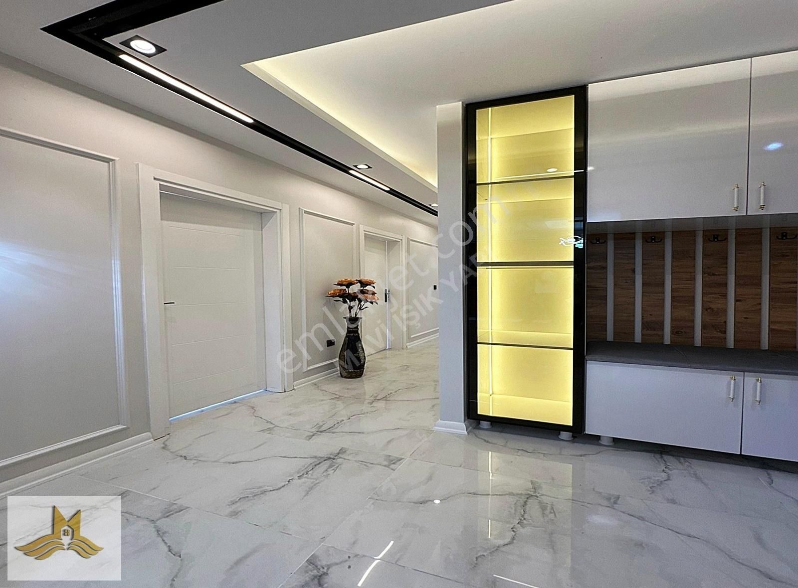 Mavi Işık'dan Site İçinde Şık Dekorlu Ve Mimari Tasarımlı Daire - Görsel 6