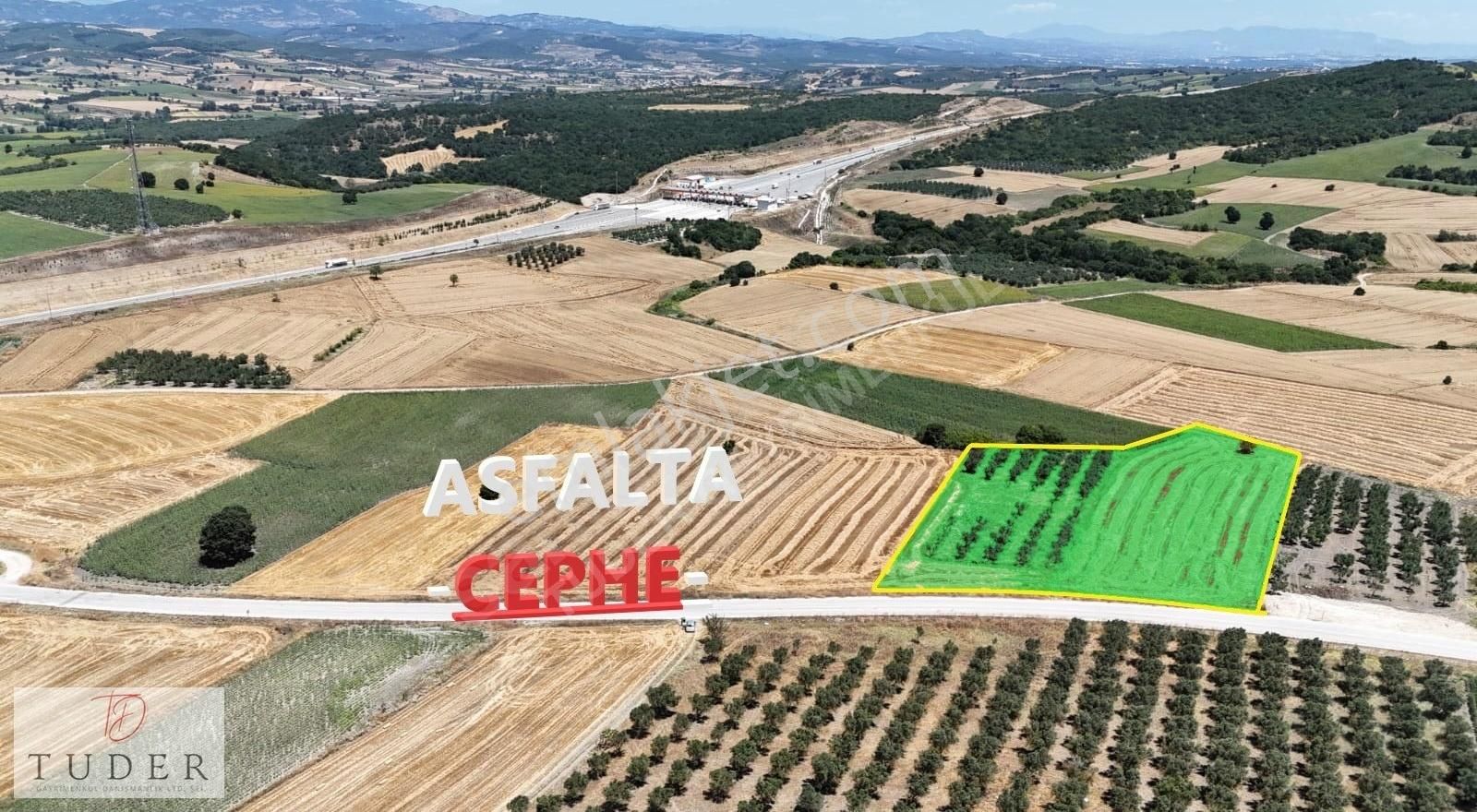 Badırgada (asfalt) Cepheli Yatırımlık Tarla Tosaba 200mt !!!! - Görsel 2