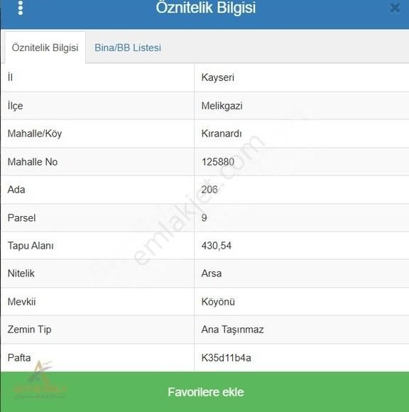 Kıranardı Da Satılık İmarlı Villa Parseli