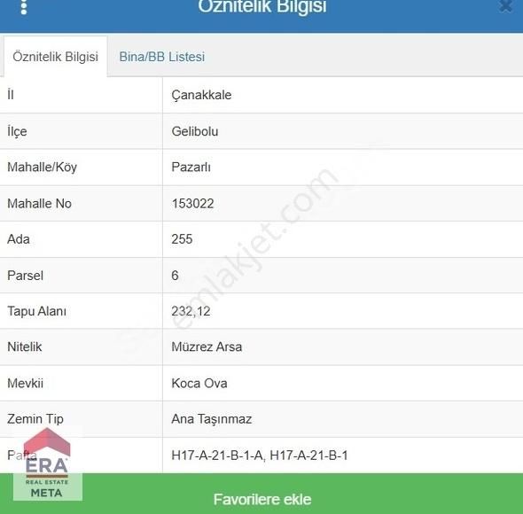 Çanakkale Gelibolu'da 233 M2 Arsa - Görsel 2